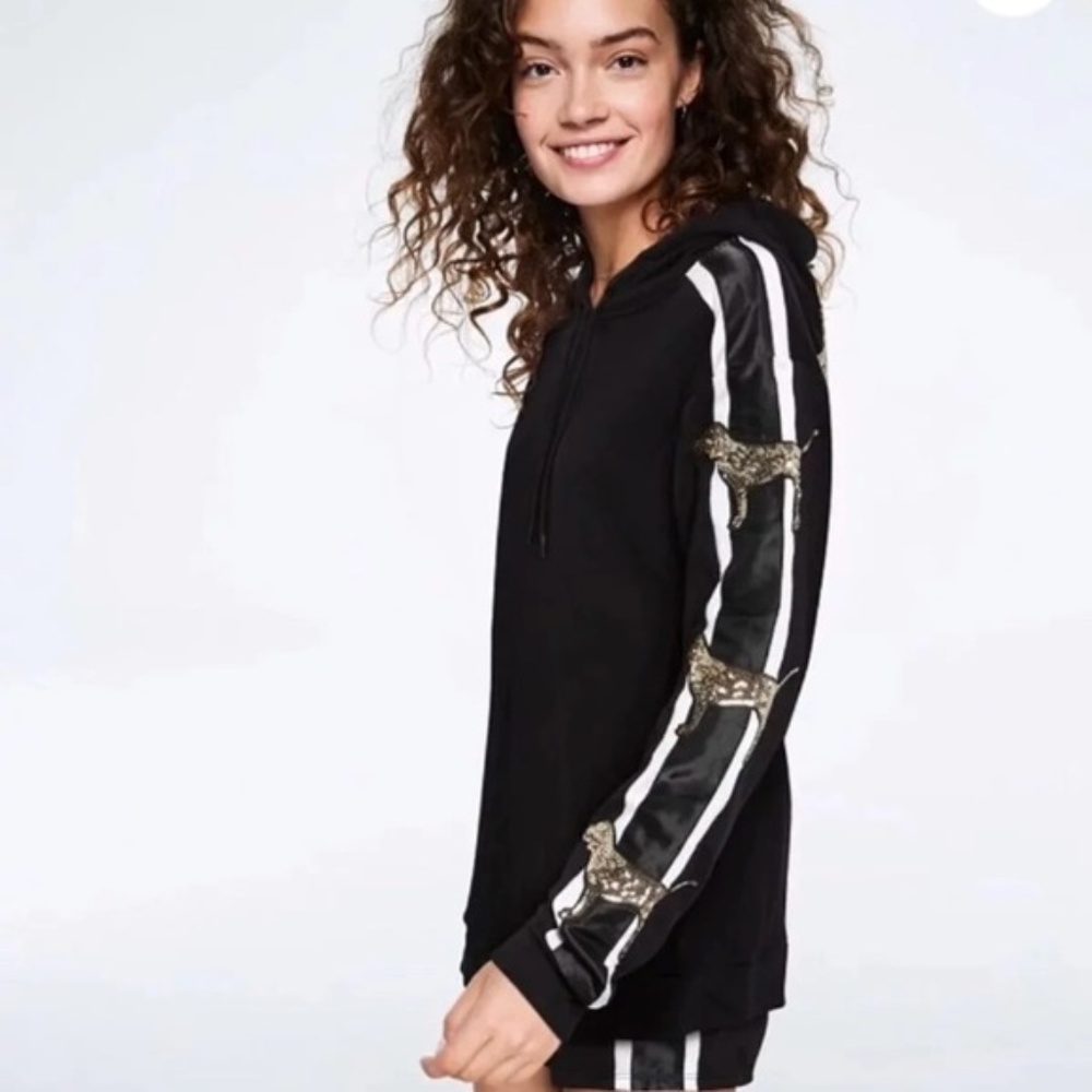 Victoria Secret PINK Hoodie Bling Sequins